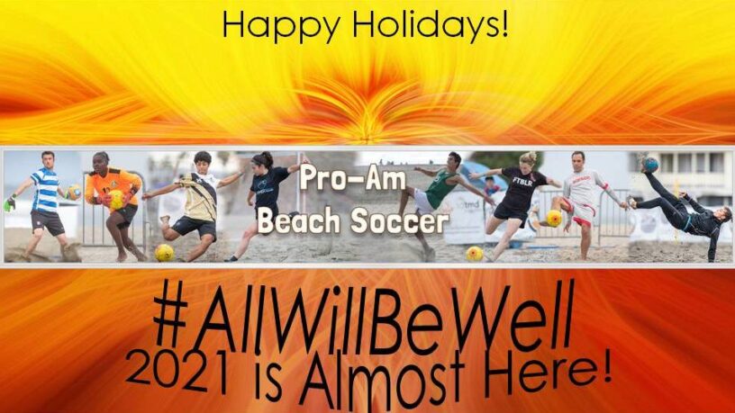 image with the text All will be well, and Happy Holidays